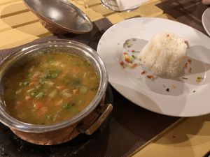 Vegetable curry at Al Sahaby Lane in Luxor