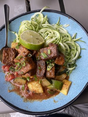 The nine mile made vegan and gluten free  at Nine Mile Montford in Asheville