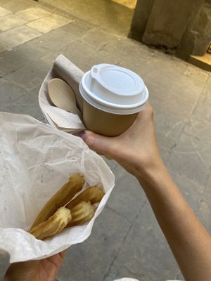   at Petritxol Xocoa in Barcelona