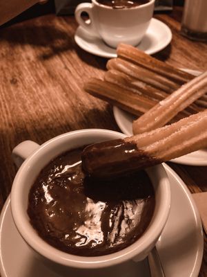   at Petritxol Xocoa in Barcelona