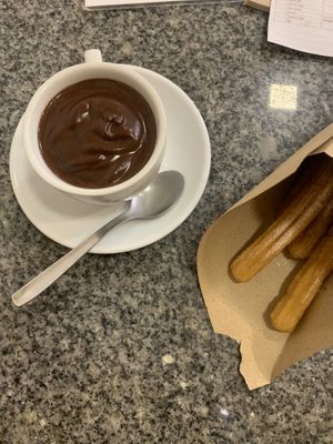   at Petritxol Xocoa in Barcelona