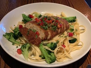 Soy ‘Chicken’ Piccata  at Cafe Sunflower in Atlanta