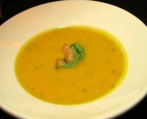 Butternut Squash Soup by JL Goes Vegan at Cafe Sunflower in Atlanta
