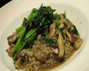 Mushroom Risotto by JL Goes Vegan at Cafe Sunflower in Atlanta