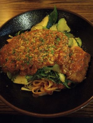 Chickn parm #Veganuary at Cafe Sunflower in Atlanta