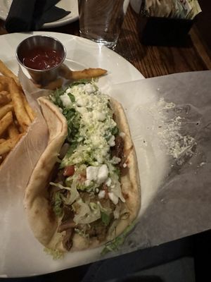 Gyro Wrap  at Cafe Sunflower in Atlanta