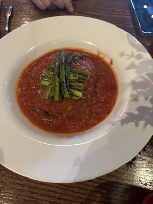 Orzo lasagna   at Cafe Sunflower in Atlanta