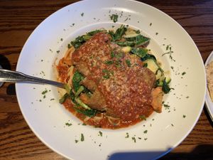 “chicken” parm   at Cafe Sunflower in Atlanta