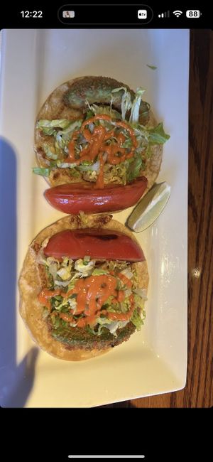 Avocado tacos  at Cafe Sunflower in Atlanta