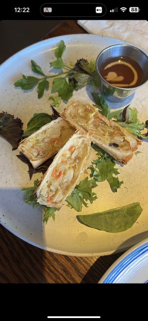 Spring rolls   at Cafe Sunflower in Atlanta