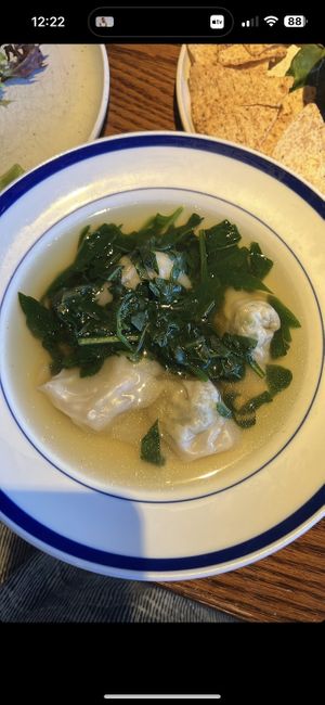 Wonton soup   at Cafe Sunflower in Atlanta