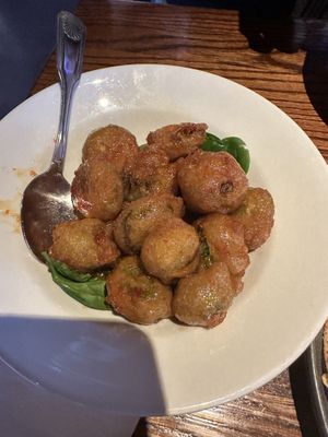 Crispy Brussels sprouts  at Cafe Sunflower in Atlanta