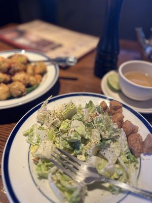 Caesar salad was cool.   at Cafe Sunflower in Atlanta