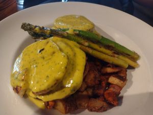 Tofu Benedict at Cafe Sunflower in Atlanta