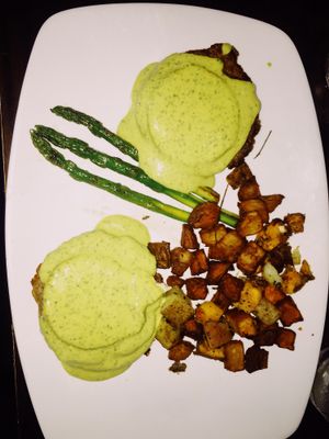 tofu benedict.  at Cafe Sunflower in Atlanta