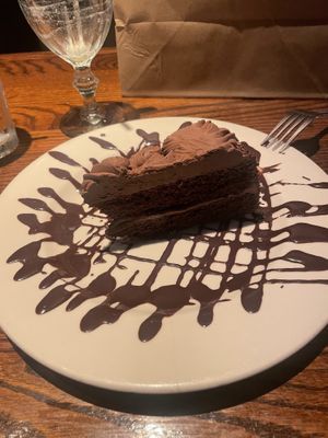 Old fashioned chocolate cake 😍  at Cafe Sunflower in Atlanta
