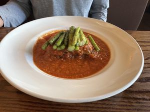 Orzo Eggplant Lasagna at Cafe Sunflower in Atlanta