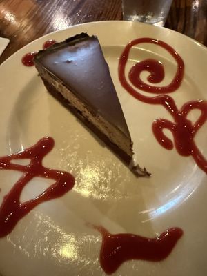 Chocolate raspberry mousse   at Cafe Sunflower in Atlanta