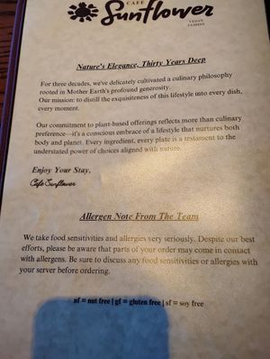   at Cafe Sunflower in Atlanta