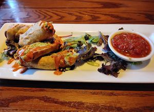 Avocado spring rolls  at Cafe Sunflower in Atlanta