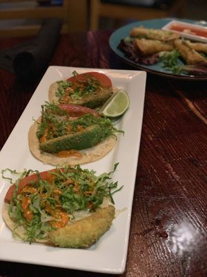Avocado taco  at Cafe Sunflower in Atlanta