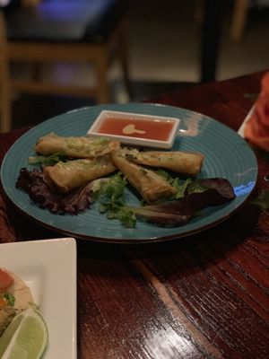 Spring roll at Cafe Sunflower in Atlanta