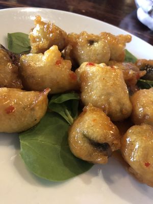 Crispy Brussel Sprouts at Cafe Sunflower in Atlanta