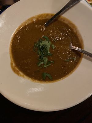 Lentil soup   at Cafe Sunflower in Atlanta