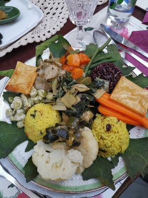 Veggie platter at La Foglia in Siracusa