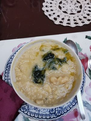 Fava bean soup at La Foglia in Siracusa