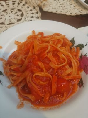 Pomodoro pasta at La Foglia in Siracusa