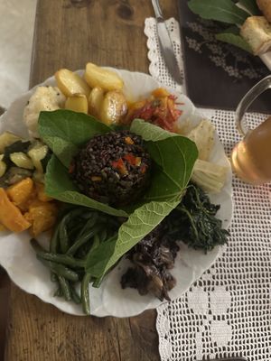 Cooked vegetable appetizer  at La Foglia in Siracusa