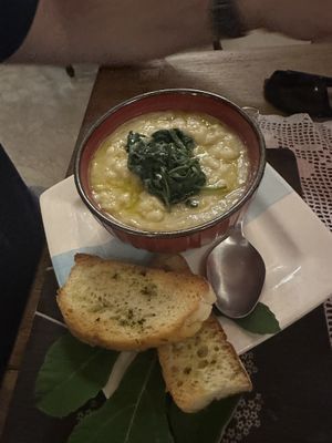 Bean soup  at La Foglia in Siracusa
