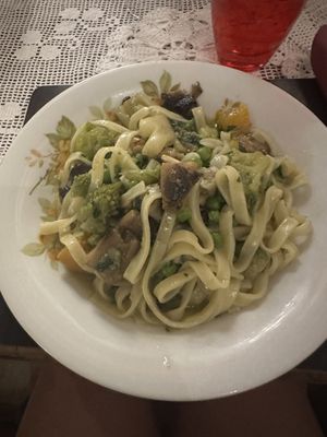 Vegetable pasta  at La Foglia in Siracusa