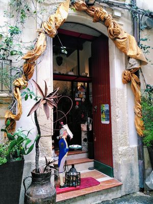 The entrance of la Foglia at La Foglia in Siracusa