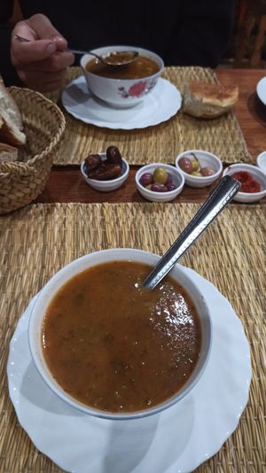 Harira soup at Aisha in Meknes