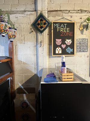   at Falafel Shalom in Tepoztlan