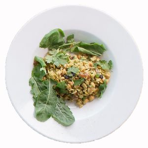 Arroz de garbanzos  at Coco Marina Café in Santa Marta