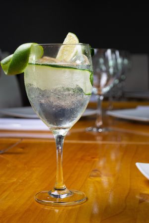 Gin & Tonic  at Coco Marina Café in Santa Marta