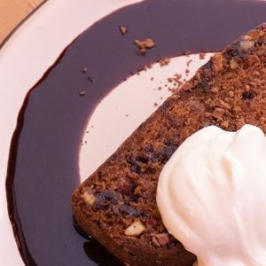 Carrot cake  at Coco Marina Café in Santa Marta