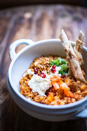 Koshari und Foul at Alex & Casi's Knast in Braunschweig