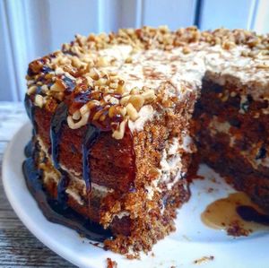 Carrot Cake at Frutas Prohibidas in Madrid