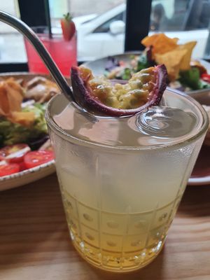 Passion Fruit Lemonade at Frutas Prohibidas in Madrid