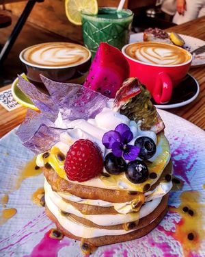 Alicia Pancakes at Frutas Prohibidas in Madrid