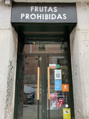Door  at Frutas Prohibidas in Madrid