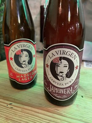 Beer  at Frutas Prohibidas in Madrid