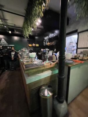 Inside bar  at Frutas Prohibidas in Madrid