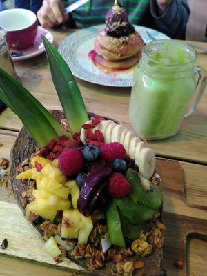 Tropical acai at Frutas Prohibidas in Madrid