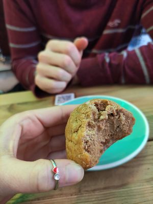 Pb cookie inside at Frutas Prohibidas in Madrid