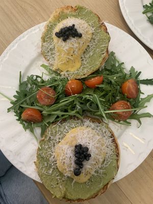 Huevo Benedict trufados   at Frutas Prohibidas in Madrid